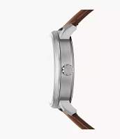 Rhett Multifunction Brown Leather Watch