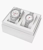 Sullivan Multifunction Stainless Steel Watch Set