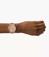 Modern Courier Chronograph Rose-Gold-Tone Stainless Steel Watch