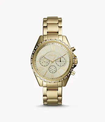 Modern Courier Chronograph Gold-Tone Stainless Steel Watch