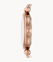Tillie Three-Hand Rose Gold-Tone Stainless Steel Watch