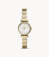 Tillie Mini Three-Hand Gold-Tone Stainless Steel Watch