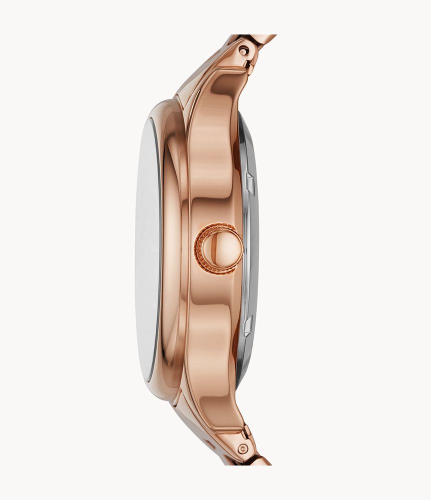 Modern Sophisticate Automatic Rose Gold-Tone Stainless Steel Watch
