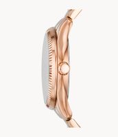 Rye Multifunction Rose Gold-Tone Stainless Steel Watch - BQ3691 - Fossil