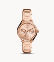 Eevie Multifunction Rose Gold-Tone Stainless Steel Watch
