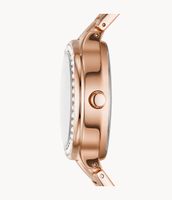 Weslee Automatic Rose Gold-Tone Stainless Steel Watch - BQ3723 - Fossil