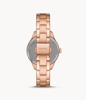 Rye Automatic Rose Gold-Tone Stainless Steel Watch - BQ3754 - Fossil