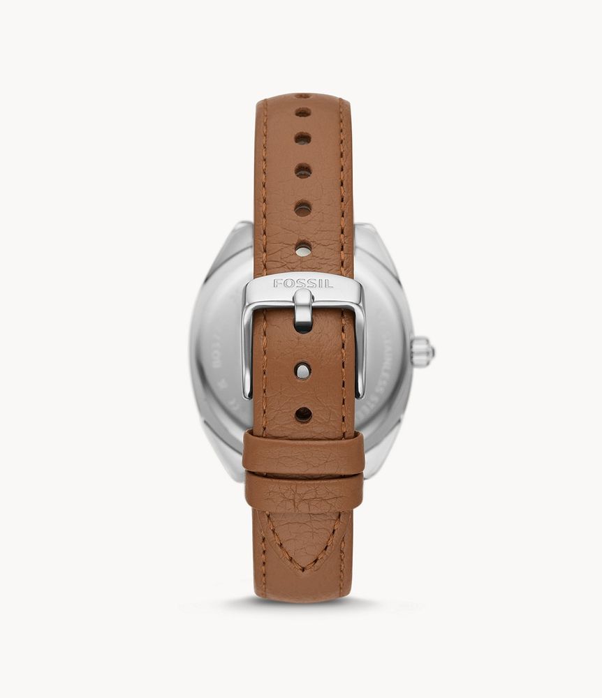 Vale Solar-Powered Leather Watch