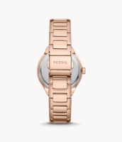 Eevie Automatic Rose Gold-Tone Stainless Steel Watch