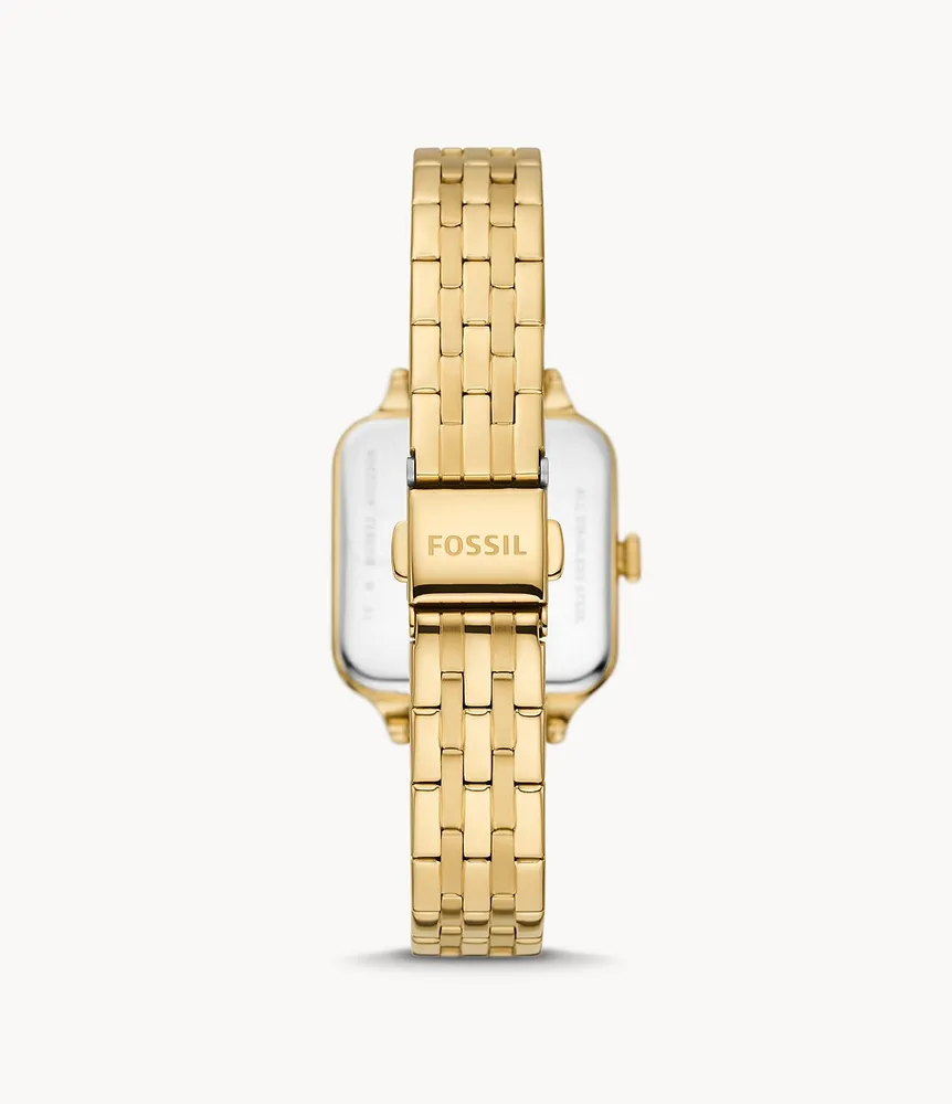 Colleen Three-Hand Gold-Tone Stainless Steel Watch