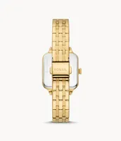 Colleen Three-Hand Gold-Tone Stainless Steel Watch