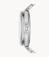 Ashtyn Three-Hand Date Stainless Steel Watch