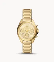 Modern Courier Chronograph Gold-Tone Stainless Steel Watch