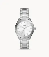 Dayle Three-Hand Stainless Steel Watch