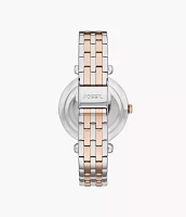 Tillie Three-Hand Two-Tone Stainless Steel Watch