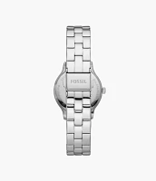 Modern Sophisticate Three-Hand Stainless Steel Watch