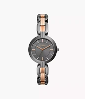 Kerrigan Three-Hand Two-Tone Stainless Steel Watch