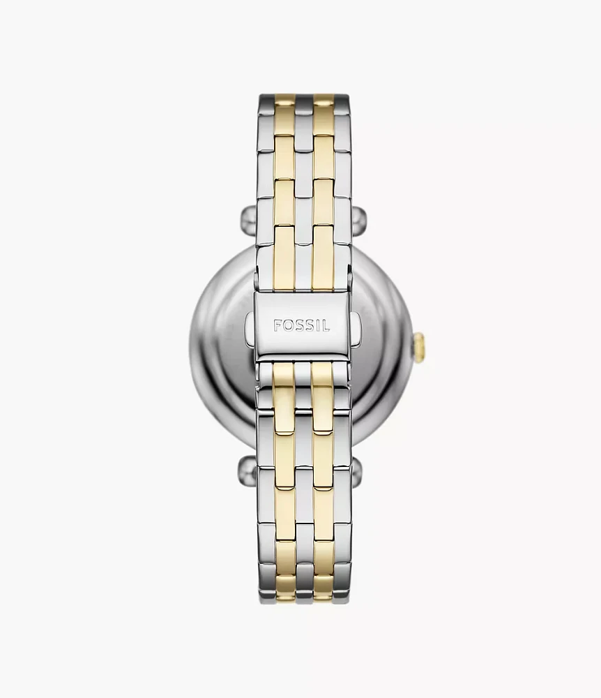 Tillie Three-Hand Two-Tone Stainless Steel Watch