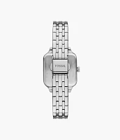 Colleen Three-Hand Stainless Steel Watch