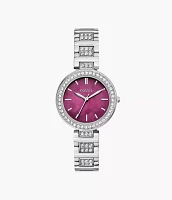 Karli Three-Hand Stainless Steel Watch