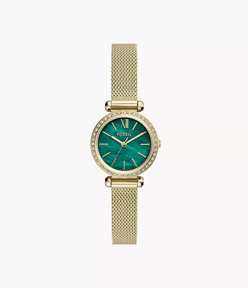 Tillie Three-Hand Gold-Tone Stainless Steel Watch