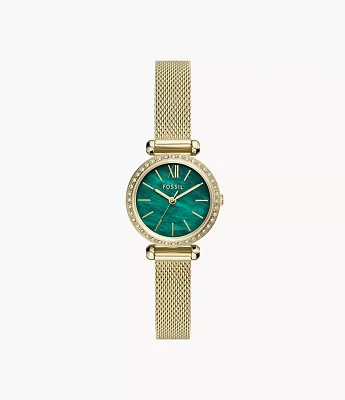 Tillie Three-Hand Gold-Tone Stainless Steel Watch