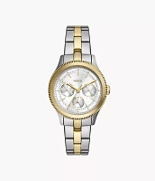 Brynn Multifunction Two-Tone Stainless Steel Watch