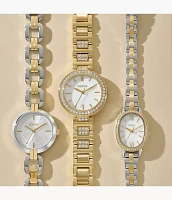 Kerrigan Three-Hand Two-Tone Stainless Steel Watch