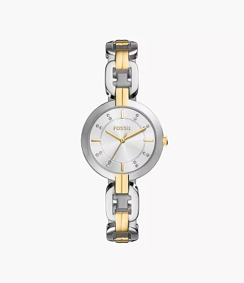 Kerrigan Three-Hand Two-Tone Stainless Steel Watch