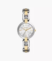 Kerrigan Three-Hand Two-Tone Stainless Steel Watch