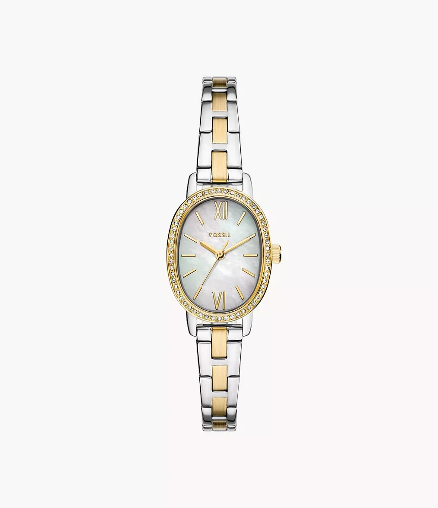Penny Three-Hand Two-Tone Stainless Steel Watch