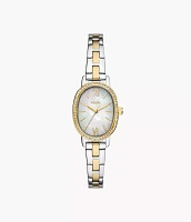 Penny Three-Hand Two-Tone Stainless Steel Watch