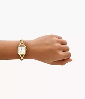 Colleen Three-Hand Gold-Tone Stainless Steel Watch