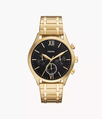 Fenmore Multifunction Gold-Tone Stainless Steel Watch