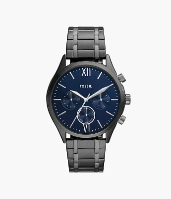 Fenmore Multifunction Smoke Stainless Steel Watch