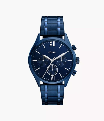 Fenmore Multifunction Blue Stainless Steel Watch