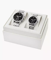 Fenmore Multifunction Stainless Steel Watch Set