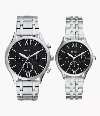 Fenmore Multifunction Stainless Steel Watch Set