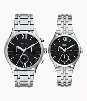 Fenmore Multifunction Stainless Steel Watch Set