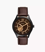 Fenmore Automatic Brown Leather Watch