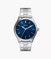 Fenmore Three-Hand Stainless Steel Watch