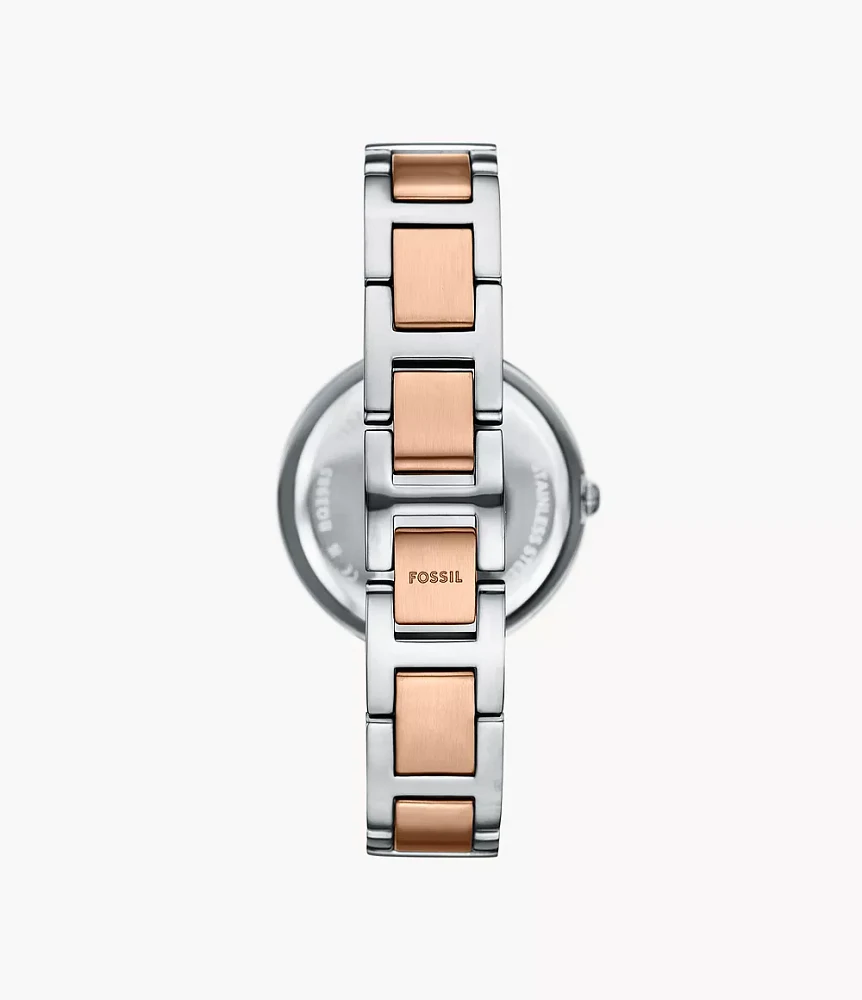 Karli Three-Hand Two-Tone Watch