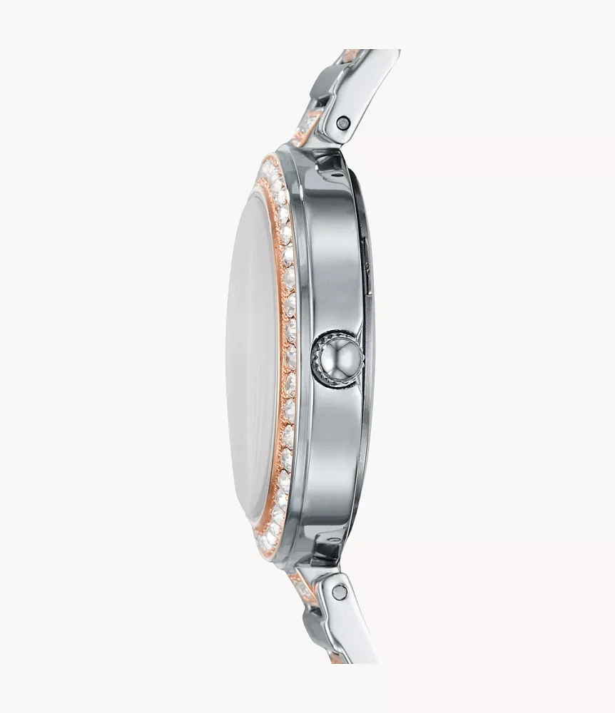 Karli Three-Hand Two-Tone Watch
