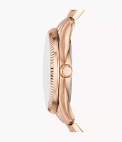Rye Multifunction Rose Gold-Tone Stainless Steel Watch