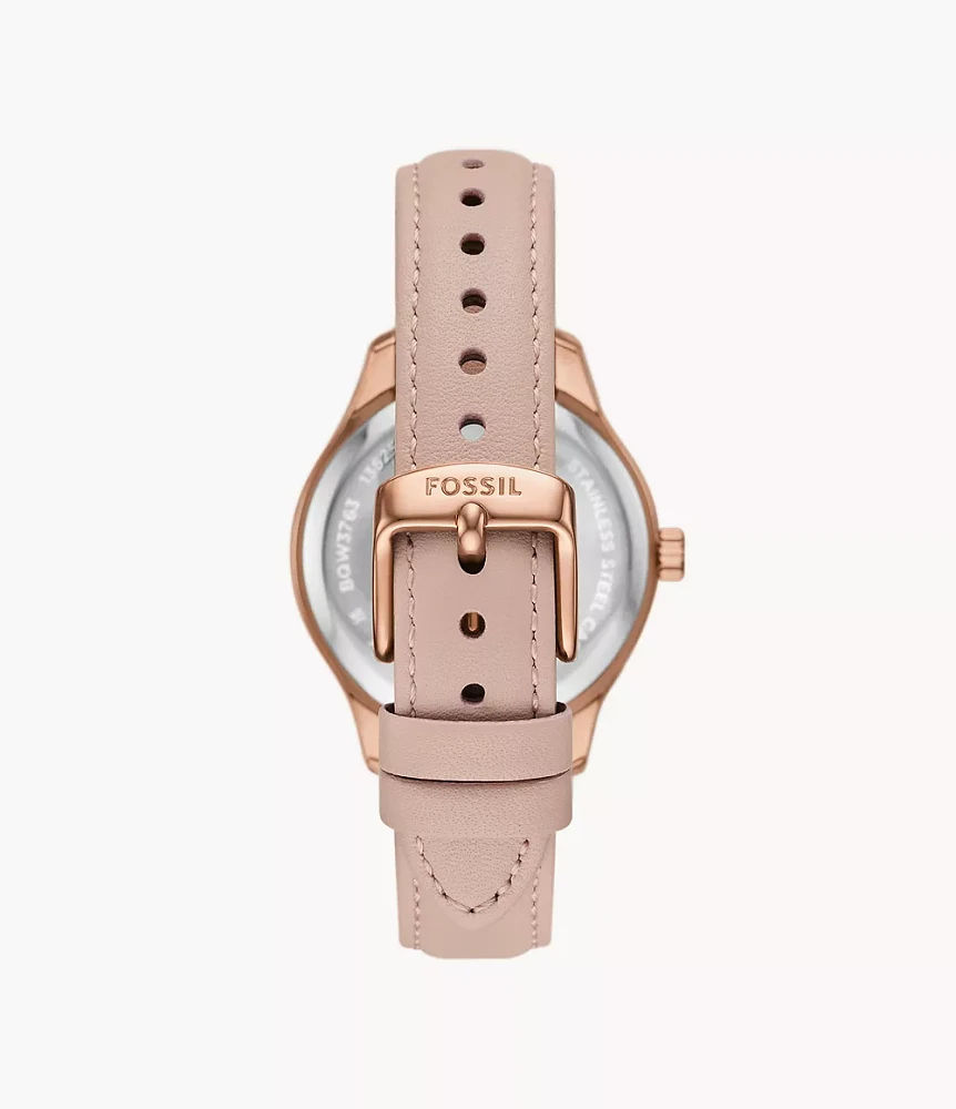 Rye Multifunction Leather Watch