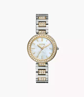 Karli Three-Hand Two-Tone Watch