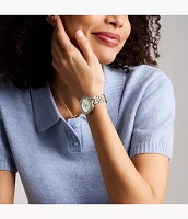 Karli Three-Hand Two-Tone Watch