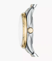 Rye Three-Hand Date Two-Tone Watch