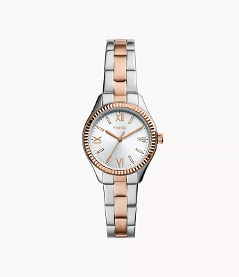 Rye Three-Hand Date Two-Tone Watch
