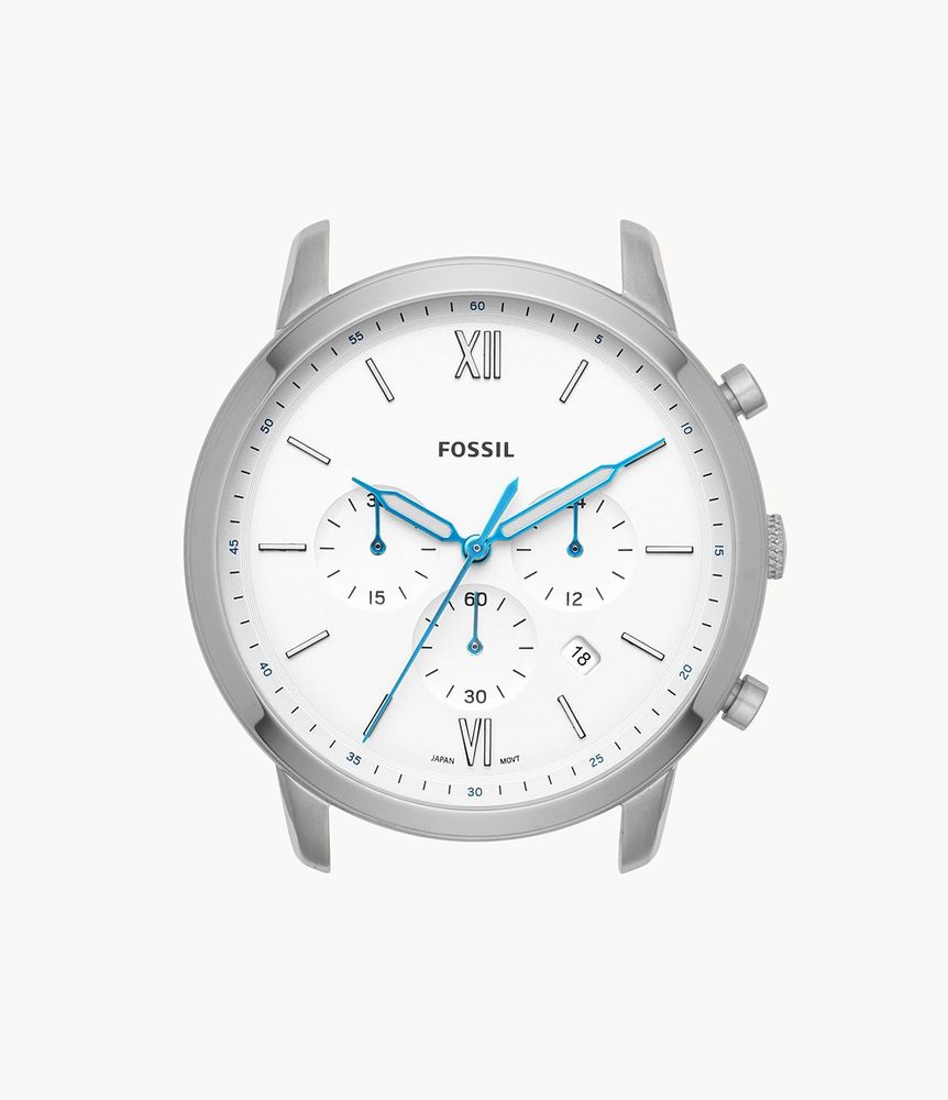 Botier de montre chronographe Neutra en acier inoxydable